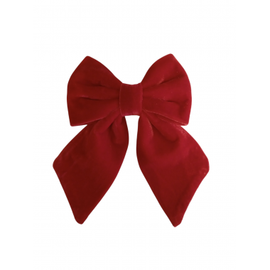 Papion de dama catifea rosie Magic Red